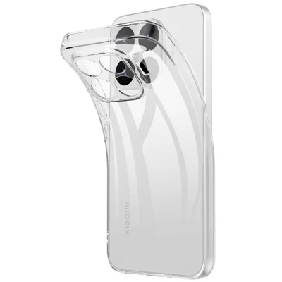 För Xiaomi 17T Pro Skal Anti-fingeravtryck Kristallklar TPU Mobilskal