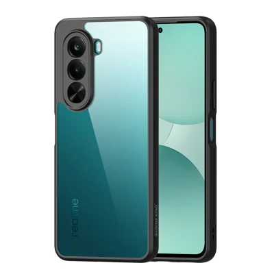 DUX DUCIS pour Realme P4x 5G / OnePlus Nord CE6 Lite 5G Série Aimo Coque transparente arrière PC + TPU (certification REACH) - Noir