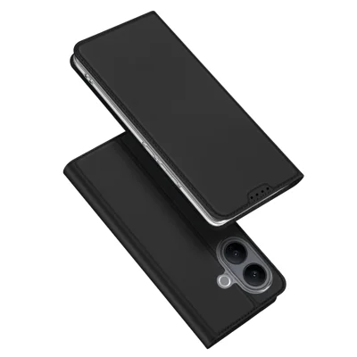 DUX DUCIS per vivo V60 Lite 5G / vivo V60 Lite 4G / vivo V70 Lite 5G Skin Pro Series Custodia in Pelle con Supporto e Portacarte - Nero