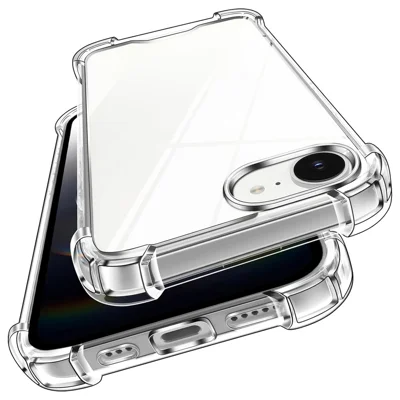 Etui na iPhone 17e / 16e Ochrona przed upadkiem w wersji wojskowej, przezroczysta obudowa z akrylu i TPU