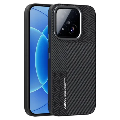 ABEEL For Xiaomi 17 Max Magnetic Case PC + TPU + Aluminum Alloy + PU Leather Slim Phone Back Cover - Texture 3