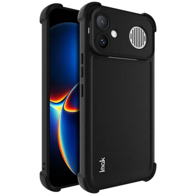 IMAK For Xiaomi Redmi K90 Max 5G / K90 Ultra 5G Case TPU Phone Cover Airbag Shockproof Protection - Matte Black