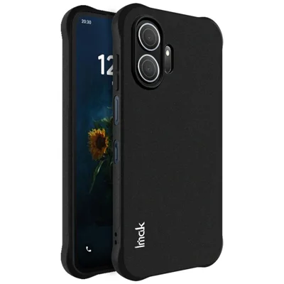 IMAK For TCL NxtPaper 70 Pro 5G Case TPU Phone Cover Airbag Shockproof Protection - Matte Black