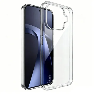 IMAK UX-10-serie til Xiaomi 17T Pro telefonbeskyttelse, blød TPU bagsidebeskyttelse – transparent