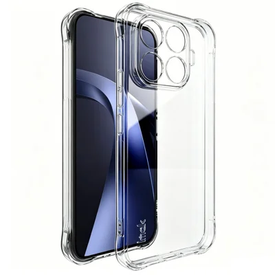 IMAK Obudowa na Xiaomi 17T Pro, TPU, etui na telefon, ochrona przeciwudarowa z workami powietrznymi - Przezroczyste