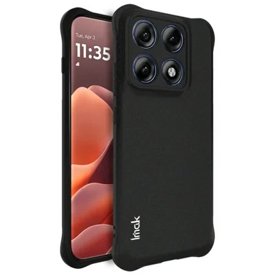 IMAK Für Motorola Edge 70 Pro 5G / 70 Pro+ 5G Tasche TPU Handyhülle Airbag Stoßfest Schutz – Mattschwarz