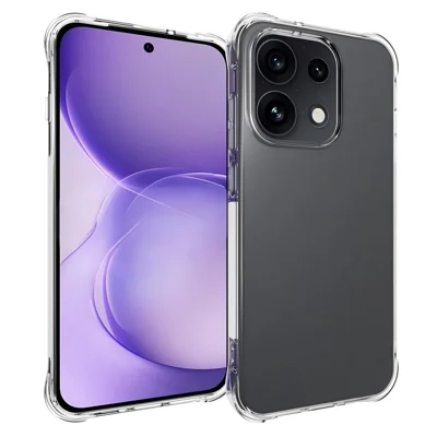  WANLONFENG для Oppo Reno16 5G задняя крышка TM серии 2,0 мм прозрачный чехол из ТПУ (большое отверстие для объектива) — прозрачный