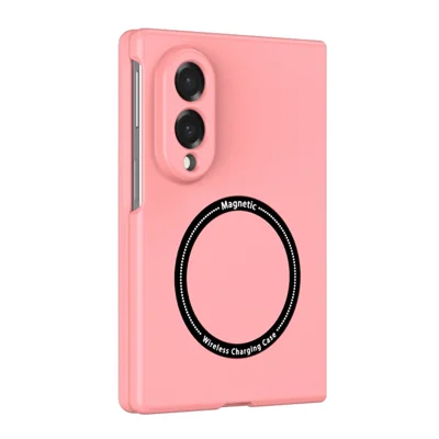 Magnetisk skyddsfodral för Samsung Galaxy Z Fold8, vikbar telefon PC-fodral - Rosa