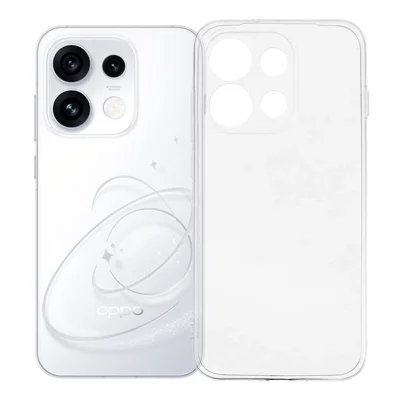 Cover posteriore per Oppo Reno16 5G (Global) custodia trasparente ultra sottile in TPU flessibile - trasparente