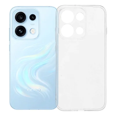 Dla Oppo Reno16 Pro 5G (Global) Pokrywa tylna Ultra Cienka Giętka przezroczysta obudowa z tworzywa TPU - Przezroczysta