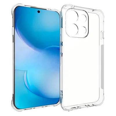 WANLONFENG för Oppo Reno16 FS 5G / Oppo Reno16 F 5G TM-serie Transparent TPU-skåll 2,0 mm Mobilbaksida - Transparent
