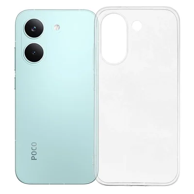 For Xiaomi Redmi Turbo 5 5G  /  Poco X8 Pro 5G Case Watermark Resistant TPU Phone Back Cover - Transparent
