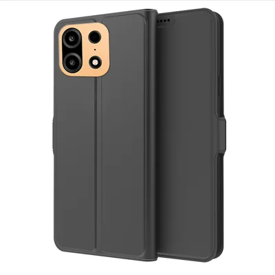 Чехол для OnePlus Turbo 6X Pro 5G, ударопрочный, с внутренним корпусом из ТПУ, кожаный чехол для телефона, с кармашком для карт - черный