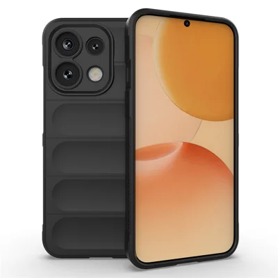 För Oppo Reno16 F 5G / Reno16 FS 5G Mobilskal Mot Stötar Mjuk TPU Robust Bakdel - Svart