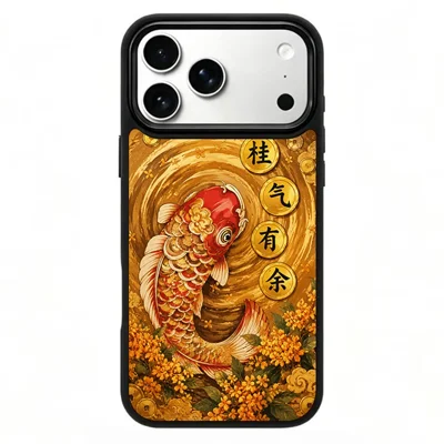 For iPhone 18 Pro Max / 17 Pro Max Magnetic Case Five Elements Earth Art Series UV Printing PC + Silicone Phone Cover - T00001