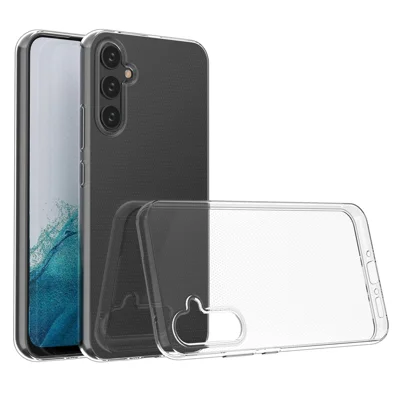 For Samsung Galaxy A34 5G Soft Slim TPU Anti-Scratch Phone Case Transparent Clear Shockproof Phone Cover