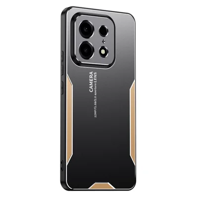 Coque de téléphone pour OnePlus Turbo 6X Pro 5G en alliage d'aluminium, TPU, PC - Or