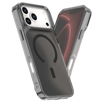 لـ iPhone 18 Pro / 17 Pro غطاء مغناطيسي قابل لتغيير اللون من مادة TPU - أسود