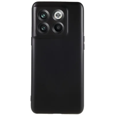 For OnePlus Ace Pro 5G / 10T 5G Anti-Fall Flexible TPU Cell Phone Cover Black Matte Smartphone Case