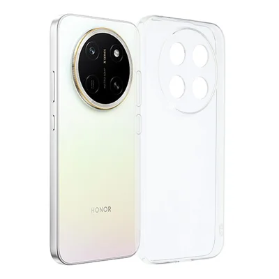 Obudowa tylna do Honor X80 Pro Max 5G, ultra cienka przezroczysta obudowa z giętkiego TPU - przezroczysta
