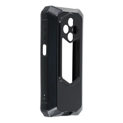 Für Ulefone RugKing 5 Pro Hülle Weiche TPU Sturzschutz-Handyhülle - Schwarz