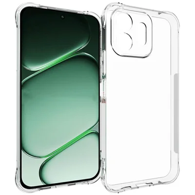 Voor OnePlus N6 4G TPU-hoesje Niet-slip Anti-val Telefoonhoesje - Transparant
