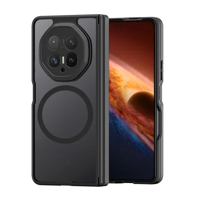  DUX DUCIS para Honor Magic V6 5G Funda Magnética Serie Expn Carcasa Trasera de PC + TPU - Negro