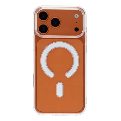 For iPhone 18 Pro Max / 17 Pro Max Magnetic Case Shockproof PC+TPU Clear Phone Cover