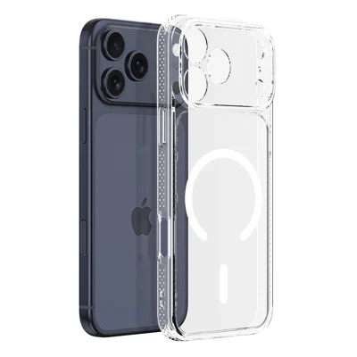 DUX DUCIS til iPhone 17 Pro Max / iPhone 18 Pro Max Clin Series Case PC + TPU Gennemsigtig Magnetisk Telefonbeskytning Kompatibel med MagSafe - Gennemsigtig