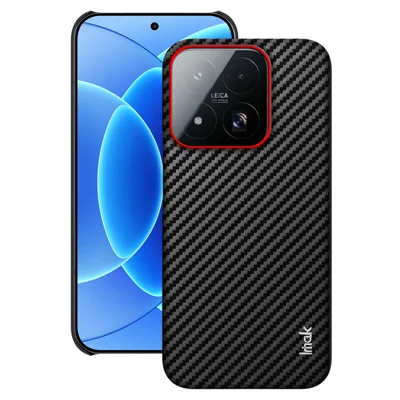 IMAK für Xiaomi 17 Max Ruiyi Series Hülle Kohlefaser-Optik Leder + PC Schutzhülle - Wie abgebildet