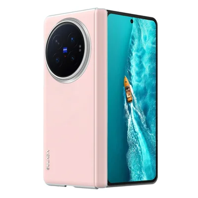SULADA For vivo X Fold6 5G Magnetic Case Leather Back Cover Hinge Protection - Pink