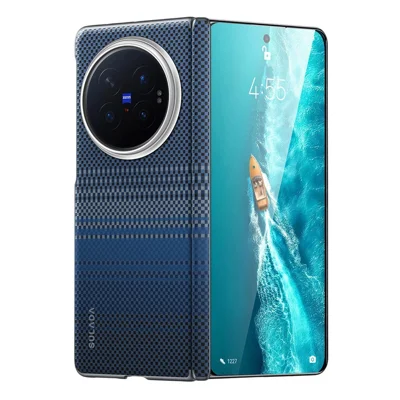 SULADA For vivo X Fold6 5G Magnetic Case Shockproof Hard PC Phone Back Cover - Blue
