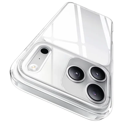 CASEKOO для iPhone 18 Pro / 17 Pro Чехол PC + TPU Прозрачный Антижелтый Чехол - Прозрачный