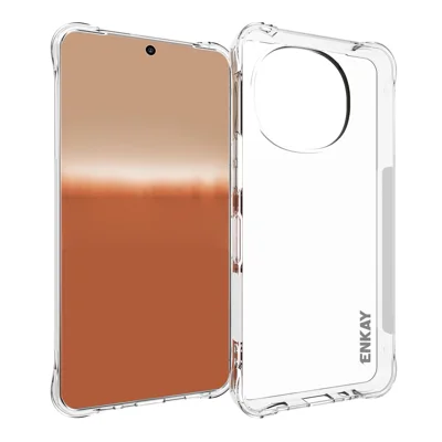HAT PRINCE for Sharp Aquos R11 ENKAY Clear Phone Case Shockproof Anti-slip TPU Cover - Transparent