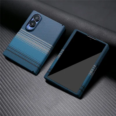 Magnetisk för Samsung Galaxy Z Fold8 skärmskydd med vattenöverföring Hård PC-häfteskydd för telefon - Blå