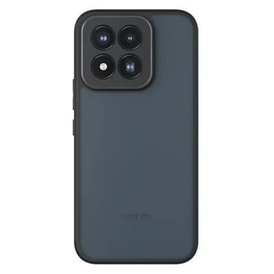 Obudowa do Xiaomi 17 Max, powłoka z TPU i PC z matową powierzchnią - przezroczysty czarny