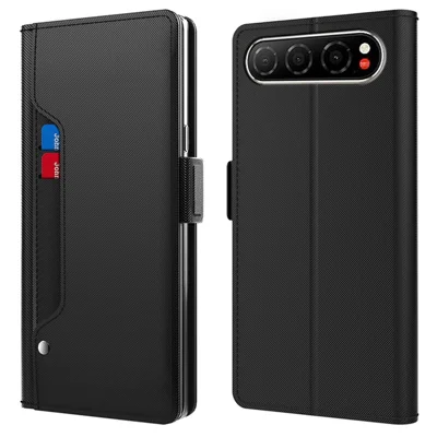 Futerał na ZTE nubia Air Pro 5G Futerał magnetyczny PU+TPU z funkcją stojaka - Czarny