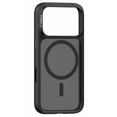 TORRAS Guardian-Mag Series pour iPhone 18 Pro Max / 17 Pro Max Étui magnétique avec finition tactile et mat en PC + TPU - Noir