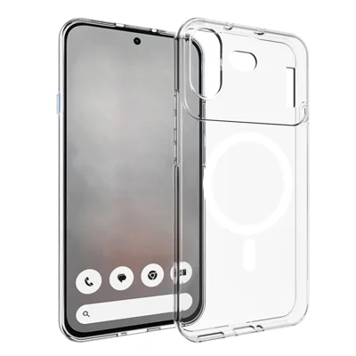 För Nothing Phone (4b) Magnetisk Skal Vattenmärkesresistent TPU Telefonbakdel - Transparent