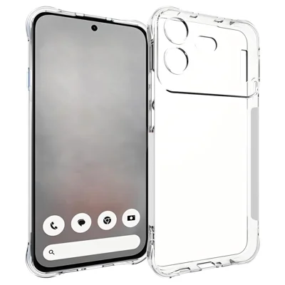 WANLONFENG pour Nothing Phone (4b) série TM Coque transparente en TPU 2,0 mm - Transparent