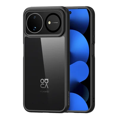 DUX DUCIS til Huawei nova 16 5G Aimo-serie gennemsigtig bagside til telefon i PC + TPU (REACH-certificering) – Sort