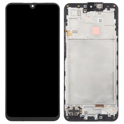 For Samsung Galaxy A17 4G A175 OEM Grade S AMOLED-skærm og digitizer-samling + ramme (uden logo)