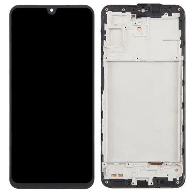 لـ سامسونج جالكسي A17 5G A176 قطعة شاشة ومحول رقمي من نوع AMOLED من الدرجة الأصلية + هيكل (بدون شعار)