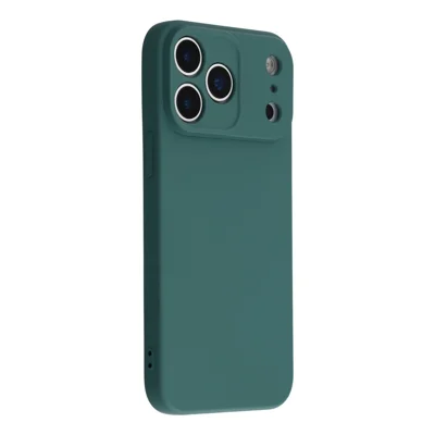 For iPhone 18 Pro Max / 17 Pro Max Case TPU Bag Soft Anti-Scratch Fiber Indre Telefonbeskyttelse - Hærgrøn