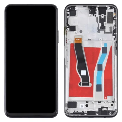For Honor 9X STK-LX1 (Globale) / 9X Premium LCD Screen e Digitizer Assembly + Sostituzione del telaio (COG) (Grado C, senza logo) - Nero mezzanotte
