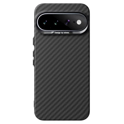 ABEEl for Google Pixel 11 Pro XL Magnetic Case PC + TPU Ultra Thin Minimalist Phone Cover - Carbon Fiber Texture