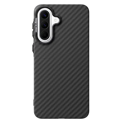 ABEEl لجهاز Samsung Galaxy A37 5G غطاء مغناطيسي من مادة PC + TPU رفيع جدًا وغطاء هاتفي أنيق - بملمس ألياف الكربون
