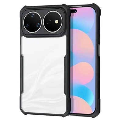 XUNDD For Huawei nova 16 Pro 5G  /  nova 16 Ultra 5G Case Dropproof TPU + Acrylic Clear Back Phone Cover - Black