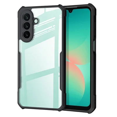 XUNDD For Samsung Galaxy A27 5G Case Dropproof TPU + Acrylic Clear Back Phone Cover - Black