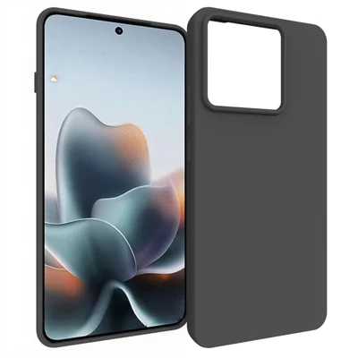 Für Motorola Edge 70 Max 5G Hülle, Mattes Finish, Weiche TPU-Handyhülle – Schwarz